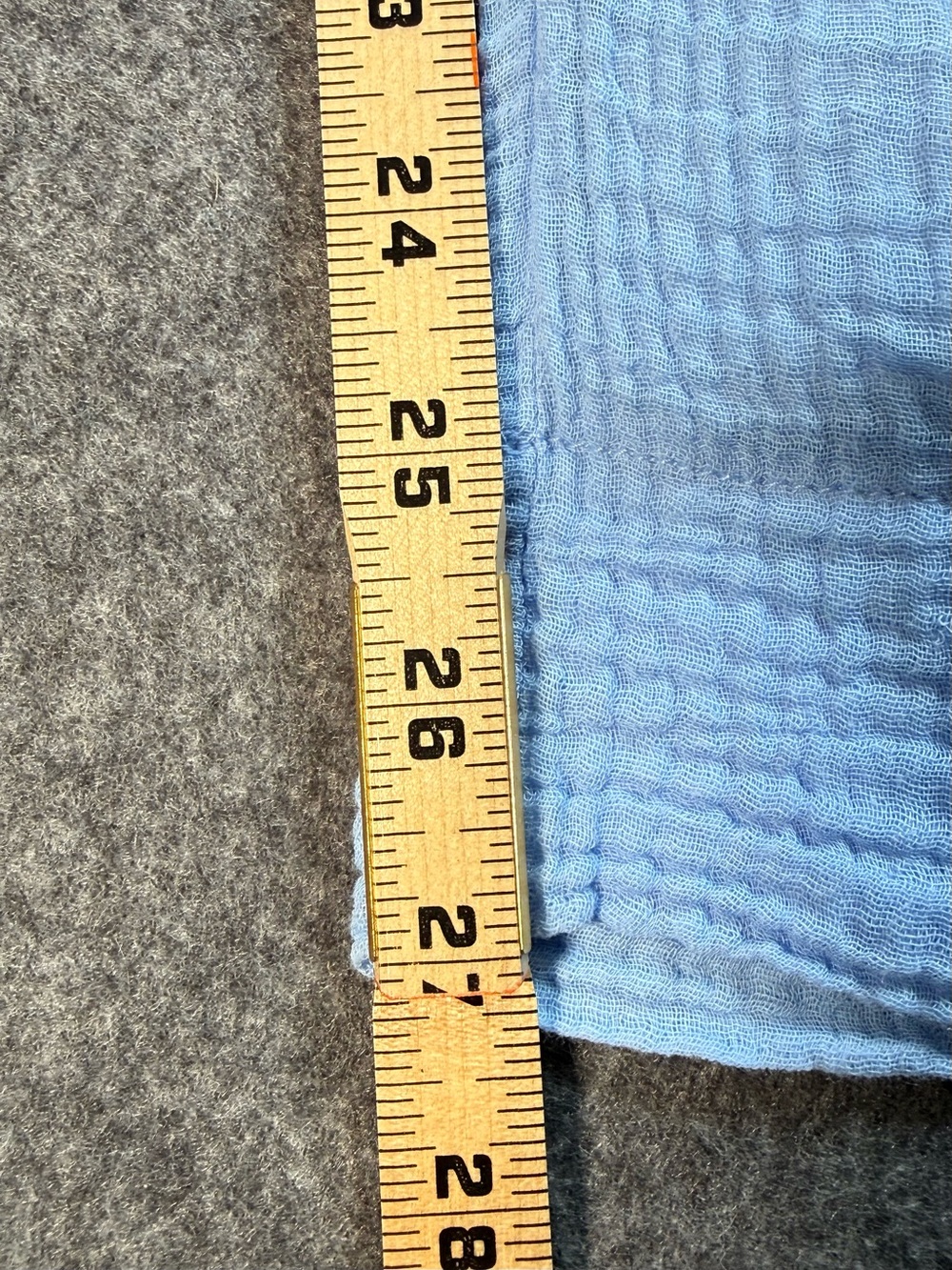 Shade & Shore Powder Sky Gauze Wide Leg Beach Pants Medium Cotton Pull-On - Picture 9 of 9